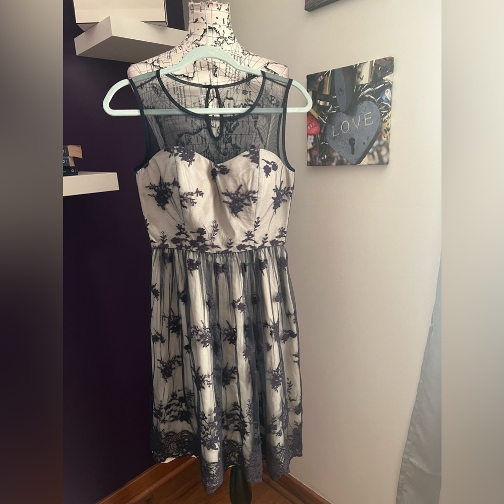 Geode Navy Blue Dress